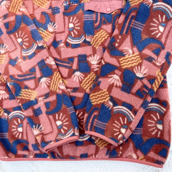 Patagonia Synchilla Snap T Fleece Pullover in Canyon Block Sisu Brown - Picture 11 of 12